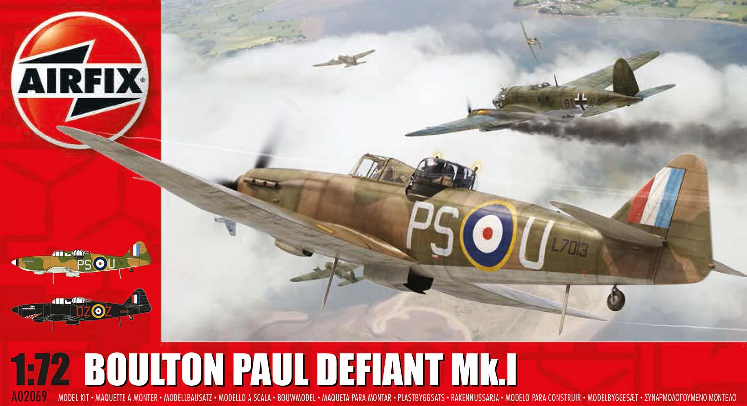 Airfix 1/72 Airfix 1/72 Boulton Paul Defiant Mk.I Model Kit